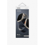 UNIQ Revix Reversible Μαγνητικό BAND Λουράκι για Apple Watch series 4/5/6/7/SE 44/45mm - STORM ΜΠΛΕ ΓΚΡΙ - UNIQ-49MM-REVSBLUCGRY